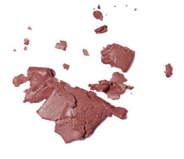 Beyaz arka plan üzerinde izole ezilmiş allık