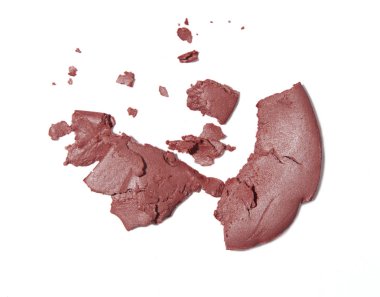 Beyaz arka plan üzerinde izole ezilmiş allık