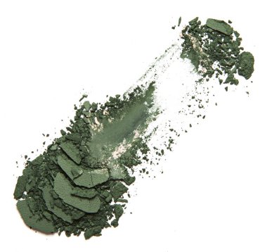 dağınık yeşil göz farı beyaz arka planda izole