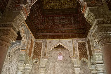 Fas 'ın Marakeş şehrinde mezarlar