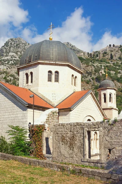 Arquitectura Religiosa Montenegro Ciudad Vieja Kotor Iglesia San Nicolás Vista — Foto de Stock