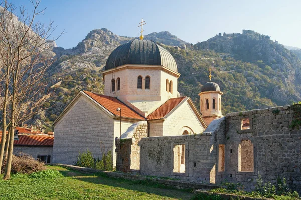 Arquitectura Religiosa Montenegro Ciudad Vieja Kotor Patrimonio Humanidad Por Unesco — Foto de Stock