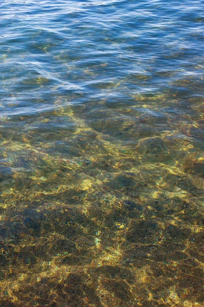 Gradient background, from shallow water to deep water.  Montenegro, Adriatic Sea