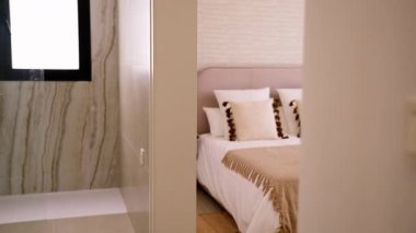 otel odasının modern iç tasarımı