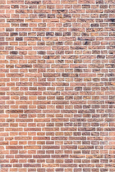 Real Brick Wall Texture Vertical View — 图库照片