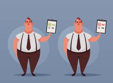 Belgeleri tutan memur: Kabul ve reddedildi