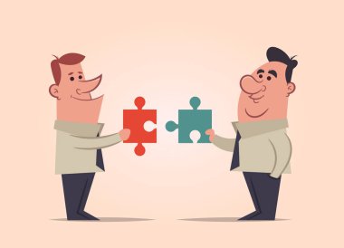 İki Ofis çalışanları ile bulmaca