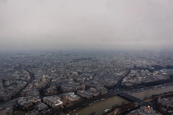 París vista desde la torre eiffel — Foto de Stock