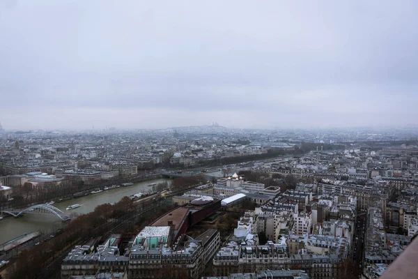 Paris seen from the eiffel tower — Stock Photo, Image