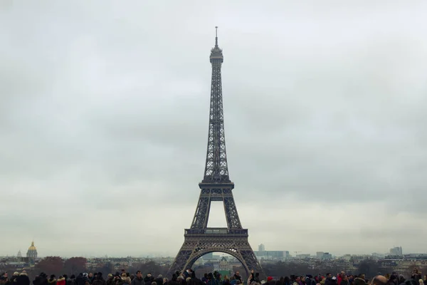 Torre Eiffel vista dal palais de chaillot — Foto Stock