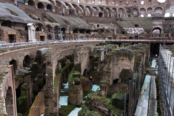 Interior of the Roman Colosseum — Stock Photo, Image