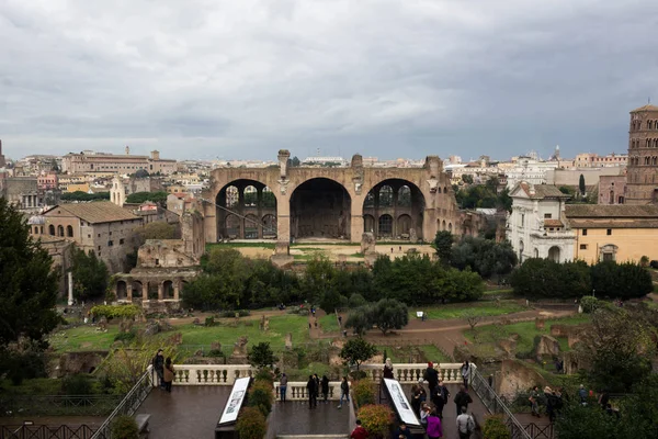 Front View Basilica of Maxentius — Stockfoto