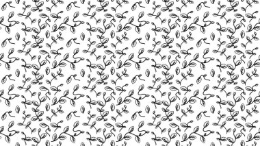 Kuşların ve çiçeklerin kusursuz deseni. vektör arkaplanı.