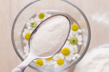 kollajen protein üstten görünüm, hidrolize kolajen