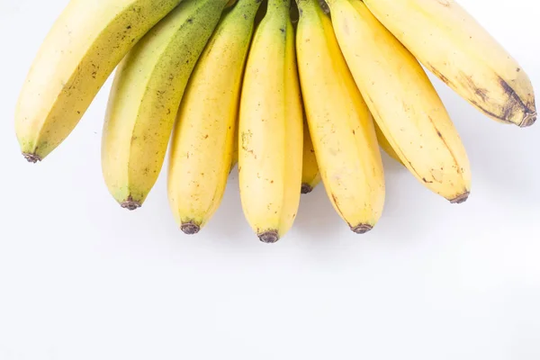 Fruta Plátano Polvo Sobre Mesa Madera Musa Paradisiaca —  Fotos de Stock