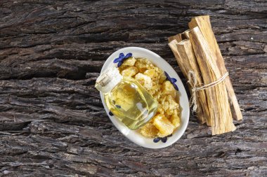Bursera graveolens, özü ve reçine. İspanyolca (