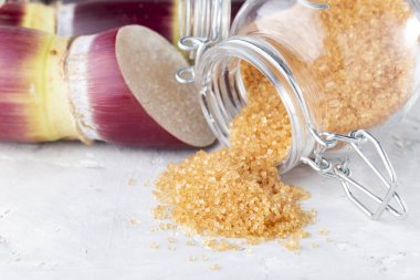 Şeker kamışı ve Kolombiya 'dan kahverengi şeker ve panela türevleri