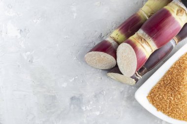 Şeker kamışı ve Kolombiya 'dan kahverengi şeker ve panela türevleri