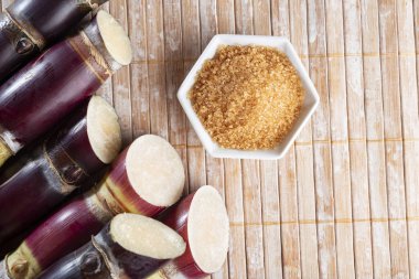 Şeker kamışı ve Kolombiya 'dan kahverengi şeker ve panela türevleri