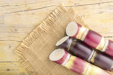 Masada şeker kamışı yığını