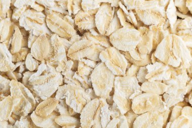 yulaf gevreği, yakın çekim görüntü üst görünümü