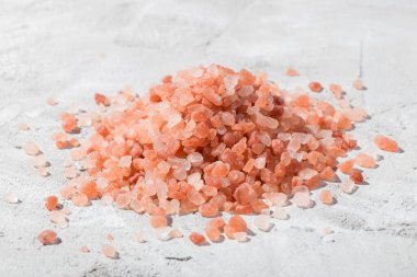 Himalaya pembe tuzu masada, yakın plan görüntüsü.