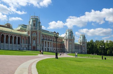 Moskova, Rusya - 9 Ağustos 2017: Grand Palace Museum-Rezerv 