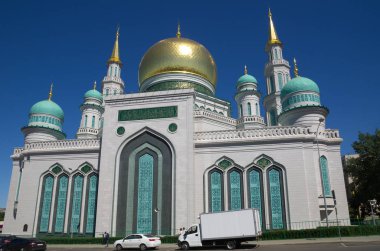 Moskova katedral cami - Moskova, Rusya'nın ana cami görünümünü