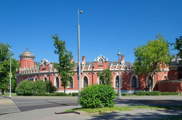 Moscú Rusia Mayo 2018 Petrovsky Viaje Palacio Moscú Perspectiva Leningradsky — Foto de Stock