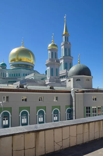 Moskova Katedral Cami Rusya Rusya Avrupa Büyük Yüksek Camilerinden — Stok fotoğraf