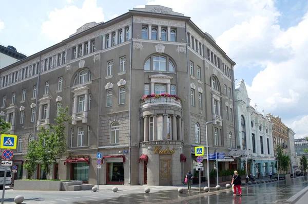 Moskva Rusko Července 2018 Hotel Savoy Ulici Rozhdestvenka Slavná Historická — Stock fotografie
