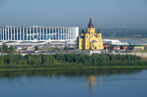 Nizhny Novgorod Ryssland Augusti 2018 Sommar Visa Den Alexander Nevsky — Stockfoto