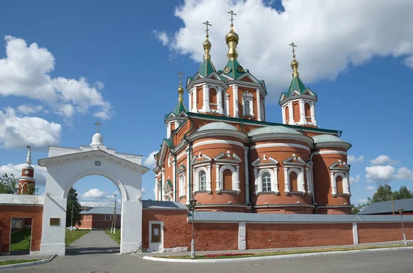 Antagandet Brusensky Kloster Kolomna Moscow Region Ryssland Katedralen Upphöjelse Heliga — Stockfoto