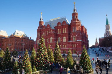 Moskova, Rusya - 9 Ocak 2018: Festivali 