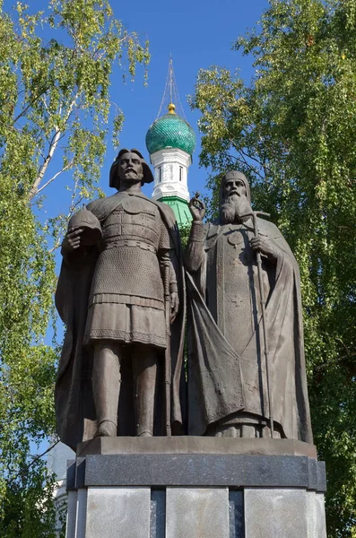 Нижний Новгород Россия Августа 2018 Года Памятник Князю Георгию Всеволодовичу — стоковое фото