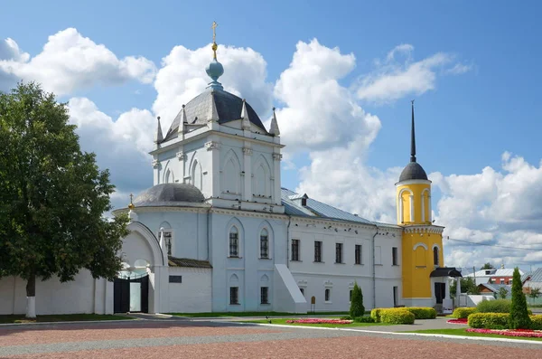 Πλατεία Του Καθεδρικού Ναού Στο Κρεμλίνο Kolomna Ρωσία Εκκλησία Της — Φωτογραφία Αρχείου
