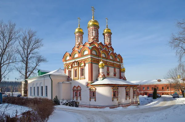 Iglesia San Nicolás Bersenevka Moscú Rusia — Foto de Stock