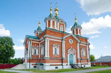 Varsayım Brusensky Manastırı. Kutsal yüceltme katedral çapraz. Kolomna, Moscow region, Rusya Federasyonu 