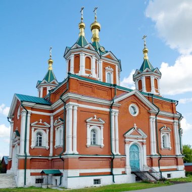 Varsayım Brusensky Manastırı, Kolomna, Moscow region, Rusya Federasyonu. Kutsal yüceltme katedral çapraz 