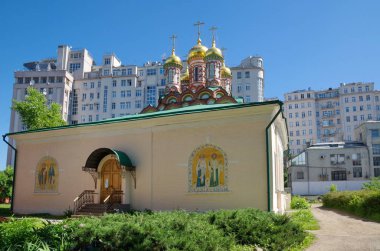 Aziz Nikolaos Kilisesi üst bahçıvanlar, Moskova, Rusya Bersenevka üzerinde. 1656-1657 inşa