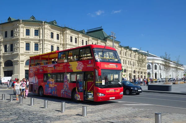 Moscou Russie Août 2018 Bus Touristique Deux Étages City Sightseeing — Photo