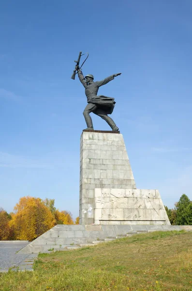 Peremilovo Περιφέρεια Μόσχας Ρωσία Οκτωβρίου 2018 Μνημείο Peremilovskaya Ύψος Μνημείο — Φωτογραφία Αρχείου