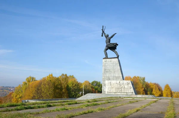 Peremilovo モスクワ地域 ロシア 2018 Peremilovskaya の高さの記念碑 モスクワの戦いの英雄への記念碑 — ストック写真