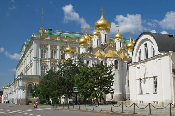 Moscow Russia July 2017 Annunciation Cathedral Moscow Kremlin Built 1484 — Stock Photo, Image