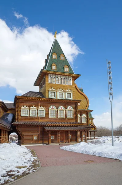 Moscú Rusia Marzo 2018 Fragmento Del Palacio Del Zar Alexei — Foto de Stock