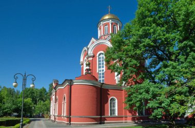 Duyuru kilisede Petrovskiy Parkı, Moskova, Rusya Federasyonu