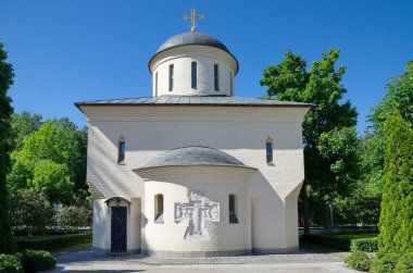 Yeni Şehitler ve Petrovskiy Parkı Confessorler Rusya'nın Kilisesi. Moscow, Rusya Federasyonu