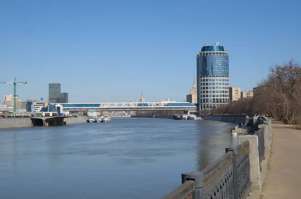 Moskau Russland April 2018 Moskauer Internationales Geschäftszentrum Moskau Stadt Blick — Stockfoto