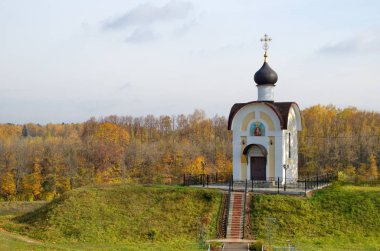 Şapel yeni Şehitler ve Dedenevo Rusya Confessorler onuruna. Dmitrov bölge, Moscow region, Rusya Federasyonu