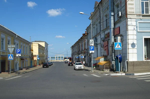 Nizhny Novgorod Oroszország 2018 Augusztus Nyári Látkép Gorodetsky Lane — Stock Fotó